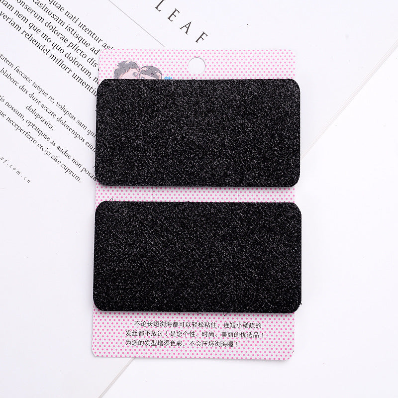 Black Flyaway Hair Kids Velcro Hair Accessory Bangs Head Accessory