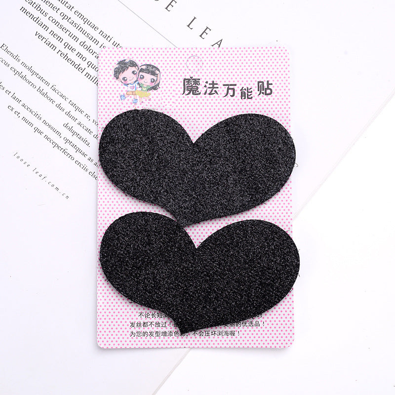 Black Flyaway Hair Kids Velcro Hair Accessory Bangs Head Accessory