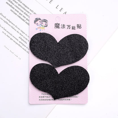 Black Flyaway Hair Kids Velcro Hair Accessory Bangs Head Accessory