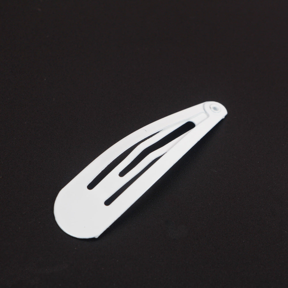 BB Clip 5CM Kids Guangzhou Quality Spray Paint Colorful Teardrop Clip Colorful Side Clip Set Oil Drop Hair Clip Set