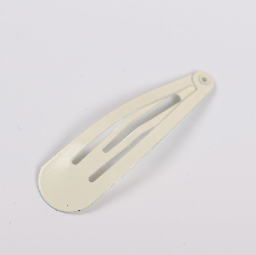 BB Clip 5CM Kids Guangzhou Quality Spray Paint Colorful Teardrop Clip Colorful Side Clip Set Oil Drop Hair Clip Set