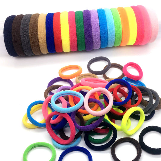 High Elasticity Seamless Hair Tie Towel Ring Hair Tie Headband Minimalist Gentle on Hair Elastic Band