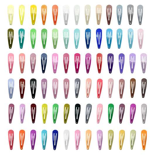 Kids Colorful BB5cm Teardrop Clip Hair Accessory Side Clip Hairpin Hair Clip