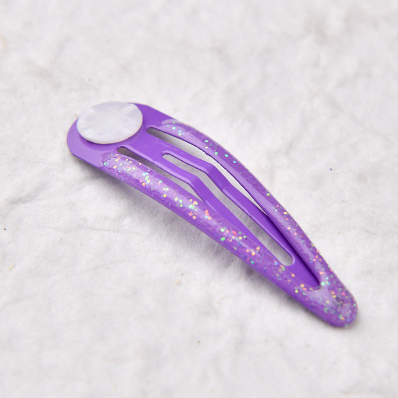 5cm BB Clip Accessory Colorful Kids Hair Clip Side Clip Teardrop Clip