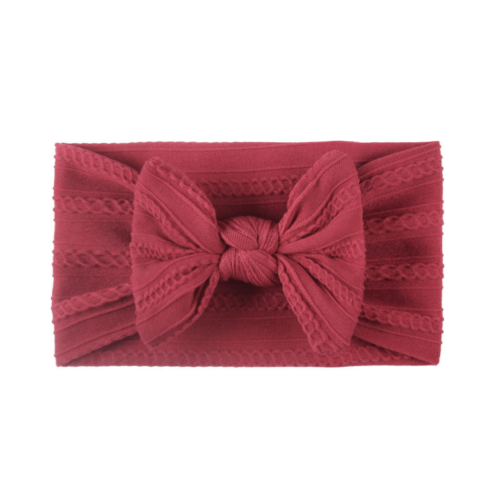 Nylon Kids Head Accessory Bow Hair Band