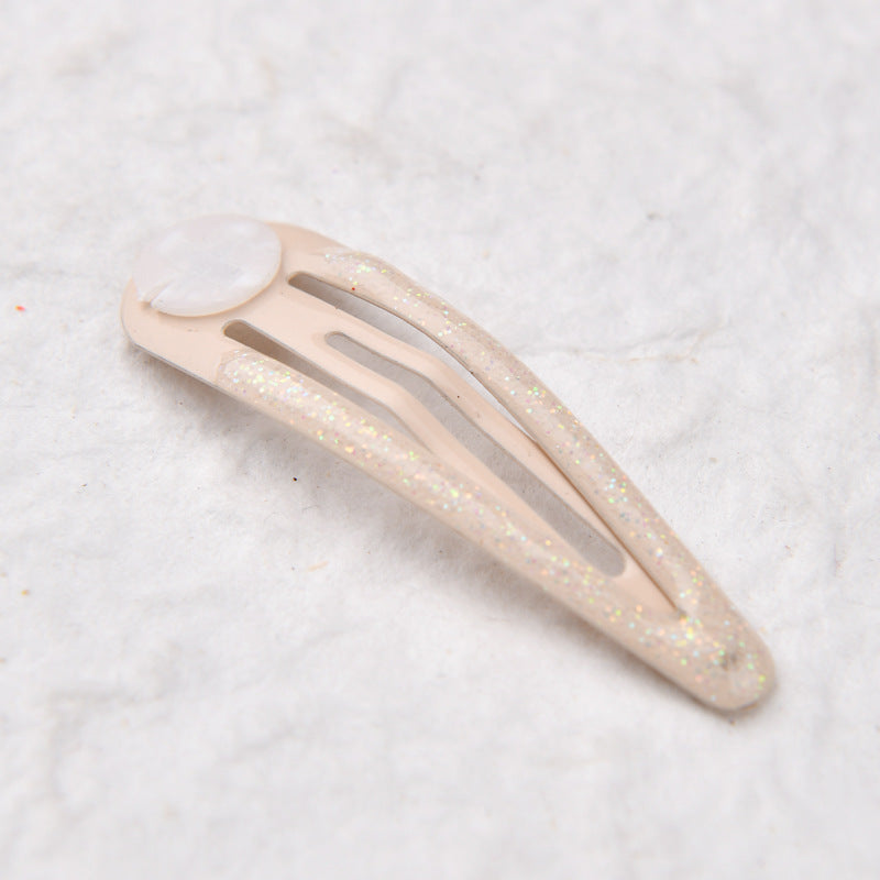 5cm BB Clip Accessory Colorful Kids Hair Clip Side Clip Teardrop Clip