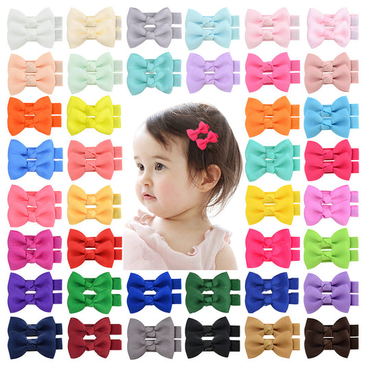 Kids 20 Handmade Cute Bow Hair Clip Hairpin 795
