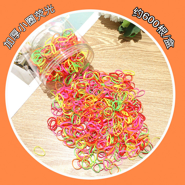 Elastic Band Kids Headband Black Hair Tie