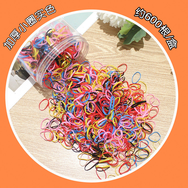 Elastic Band Kids Headband Black Hair Tie