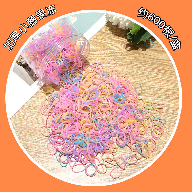 Elastic Band Kids Headband Black Hair Tie