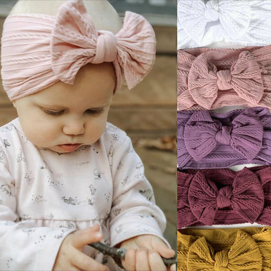 Nylon Kids Head Accessory Bow Hair Band
