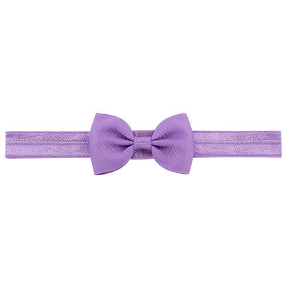 644 Kids Bow Hair Band Small Bow Elastic Headband