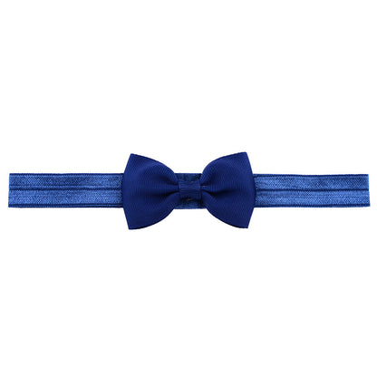 644 Kids Bow Hair Band Small Bow Elastic Headband
