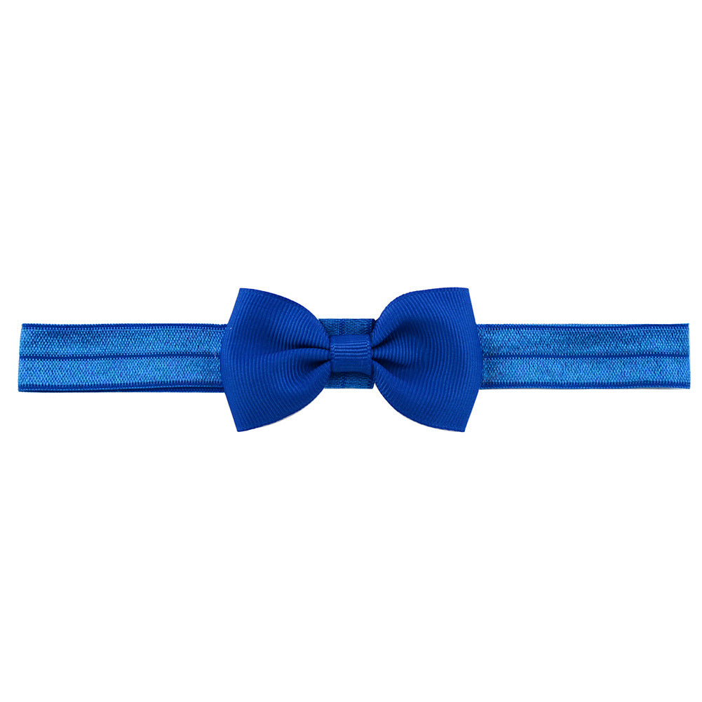 644 Kids Bow Hair Band Small Bow Elastic Headband