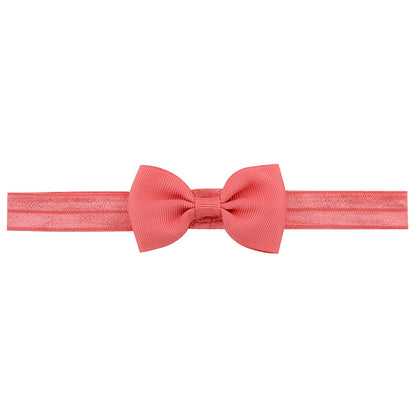 644 Kids Bow Hair Band Small Bow Elastic Headband
