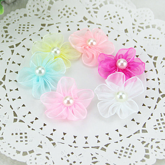 Handmade Pearl Kids Hair Accessory Head Accessory