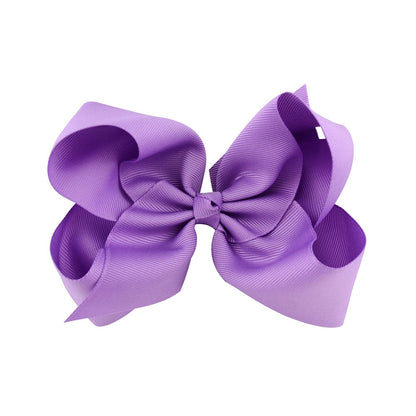 6 Kids Bow Hair Clip Head Accessory 588