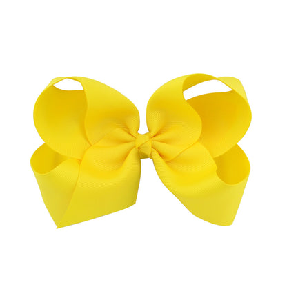6 Kids Bow Hair Clip Head Accessory 588