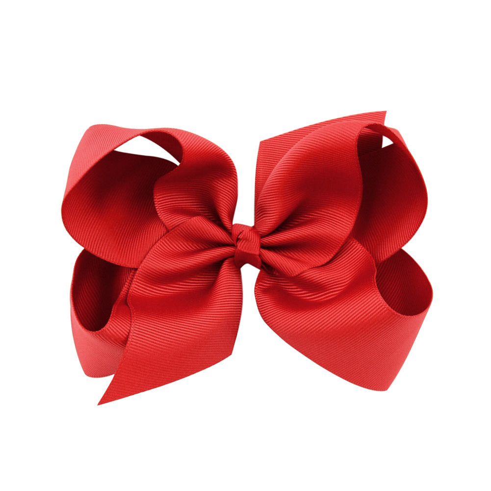 6 Kids Bow Hair Clip Head Accessory 588