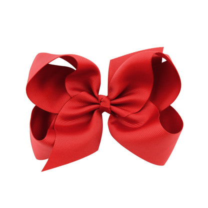6 Kids Bow Hair Clip Head Accessory 588