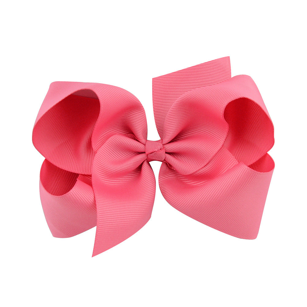 6 Kids Bow Hair Clip Head Accessory 588
