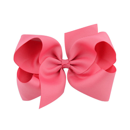6 Kids Bow Hair Clip Head Accessory 588