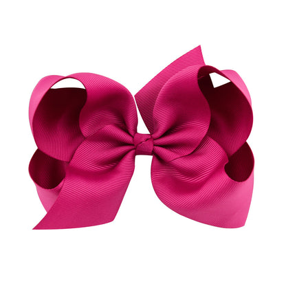6 Kids Bow Hair Clip Head Accessory 588