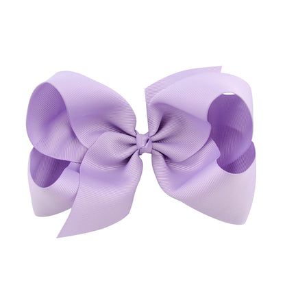 6 Kids Bow Hair Clip Head Accessory 588