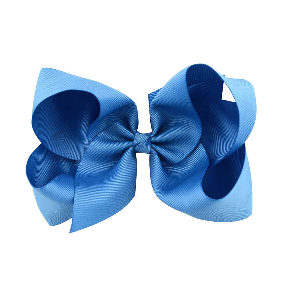 6 Kids Bow Hair Clip Head Accessory 588
