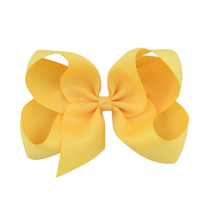 6 Kids Bow Hair Clip Head Accessory 588