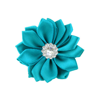 4 Acrylic Flower Kids Headband Hair Clip Accessory