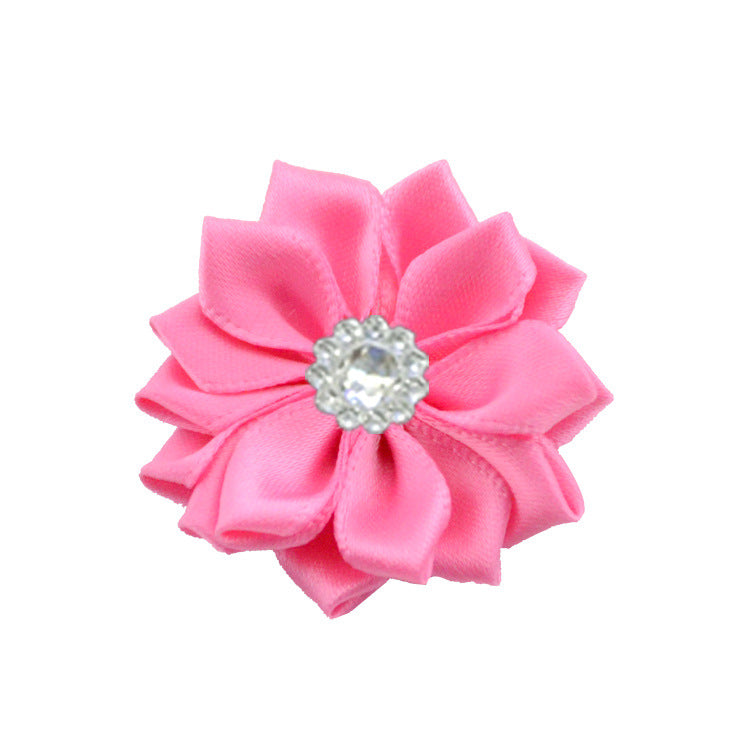 4 Acrylic Flower Kids Headband Hair Clip Accessory