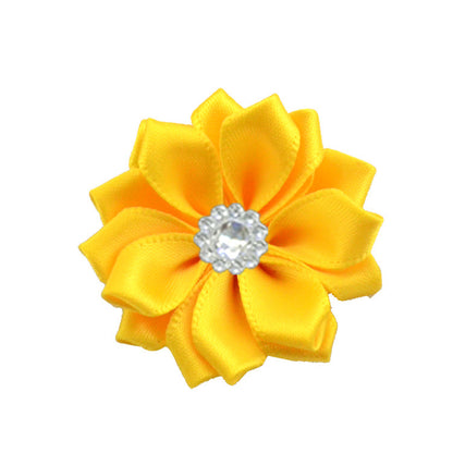 4 Acrylic Flower Kids Headband Hair Clip Accessory