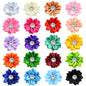 4 Acrylic Flower Kids Headband Hair Clip Accessory