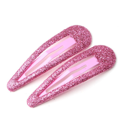 Glitter Hair Clip Head Accessory Colorful BB Clip Cute Kids Hair Clip Head Accessory Bangs Side Clip