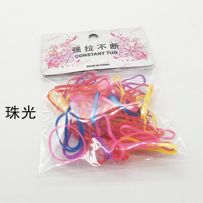 sj926 Elastic Band Kids Hair Tie Colorful Elastic Band 2