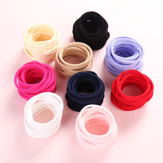 Multi-color Hair Band Minimalist Invisible Nylon Headband Handmade DIY Hair Tie Baby Hair Tie Kids Head Accessory Accessory