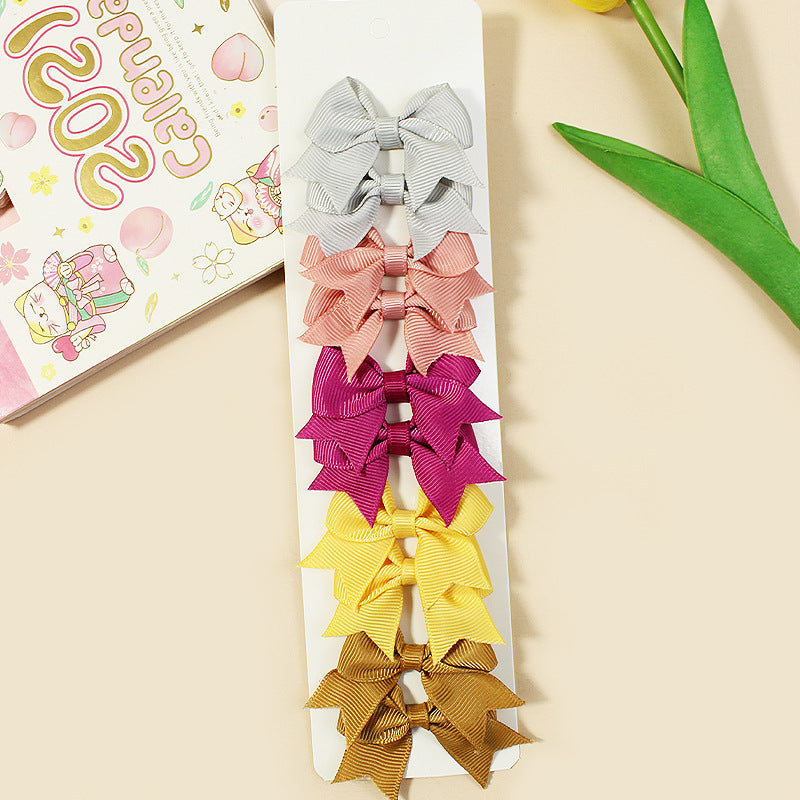 Baby Head Accessory Hairpin Hair Clip Hair Accessory Kids Bow BB Clip Hair Clip