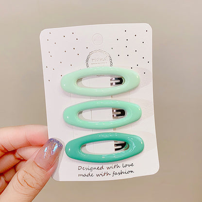 Hair Clip Side Bangs Hair Clip Heart BB Clip Kids Hairpin Head Accessory