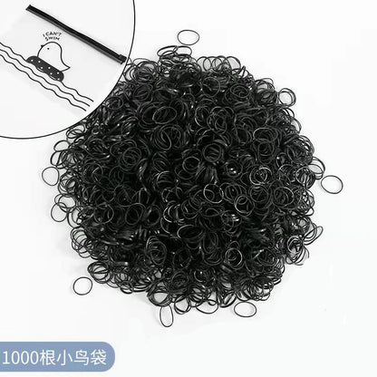 Elastic Band Gentle on Hair Thin Hair Tie Colorful Headband Girl Hair Accessory