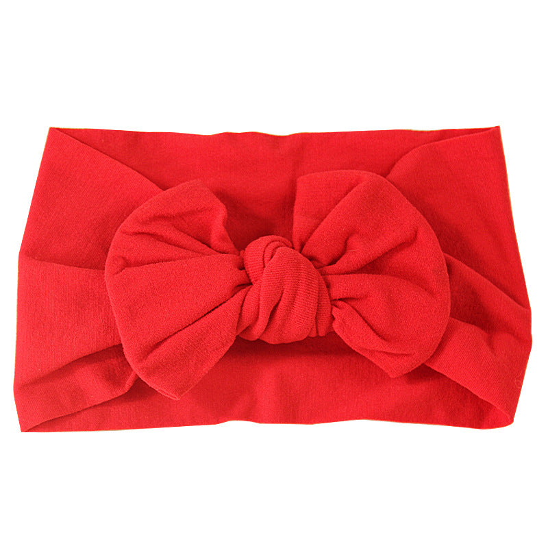 Handmade Kids Hair Band Nylon Baby Bow Invisible Headband