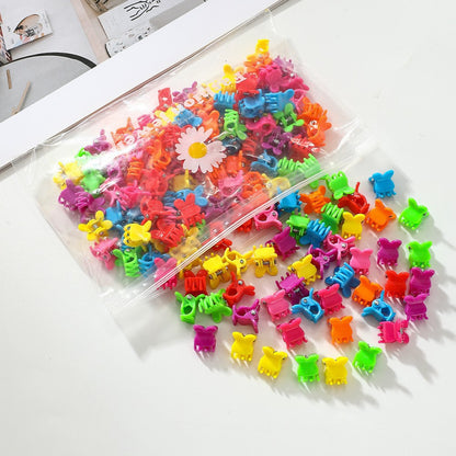 Colorful Kids Hairpin Clip Head Accessory Flyaway Hair Hair Clip Girl Bangs Braiding Mini Hair Clip Hair Accessory