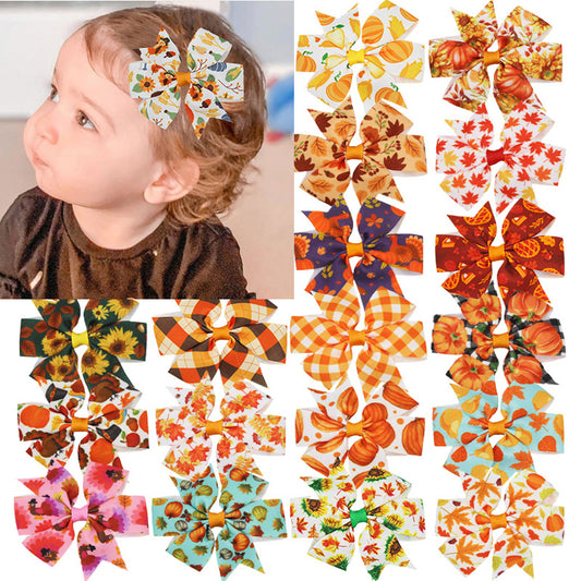 Kids Bow Hair Clip Cute Head Accessory