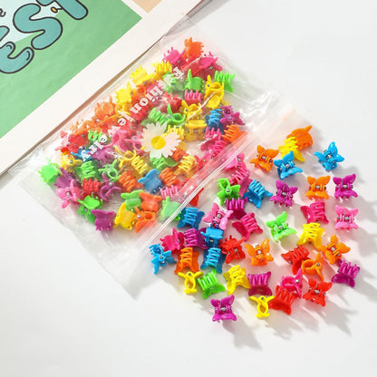 Colorful Kids Hairpin Clip Head Accessory Flyaway Hair Hair Clip Girl Bangs Braiding Mini Hair Clip Hair Accessory