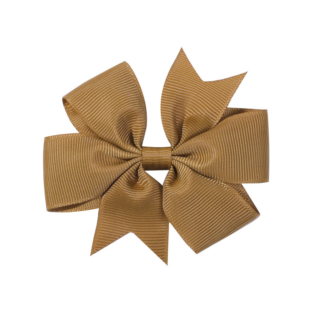 Handmade V Bow Hair Clip Hair Accessory Kids Head Accessory 564