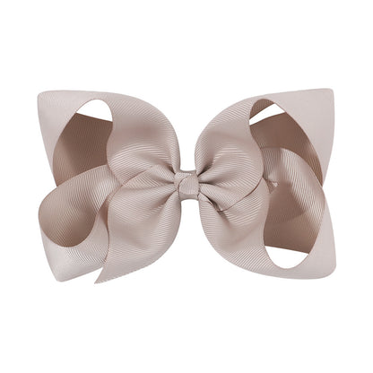 6 Kids Bow Hair Clip Head Accessory 588