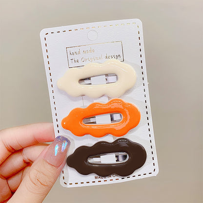 Hair Clip Side Bangs Hair Clip Heart BB Clip Kids Hairpin Head Accessory