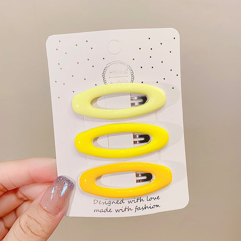 Hair Clip Side Bangs Hair Clip Heart BB Clip Kids Hairpin Head Accessory