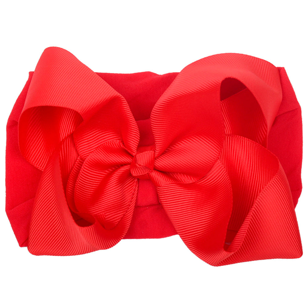 6inch Baby Elastic Hair Band Hair Accessory Minimalist Kids Bow Nylon Headband