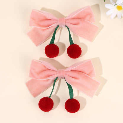 Kids Bow Hair Clip Hair Accessory Hairpin Head Accessory Set
